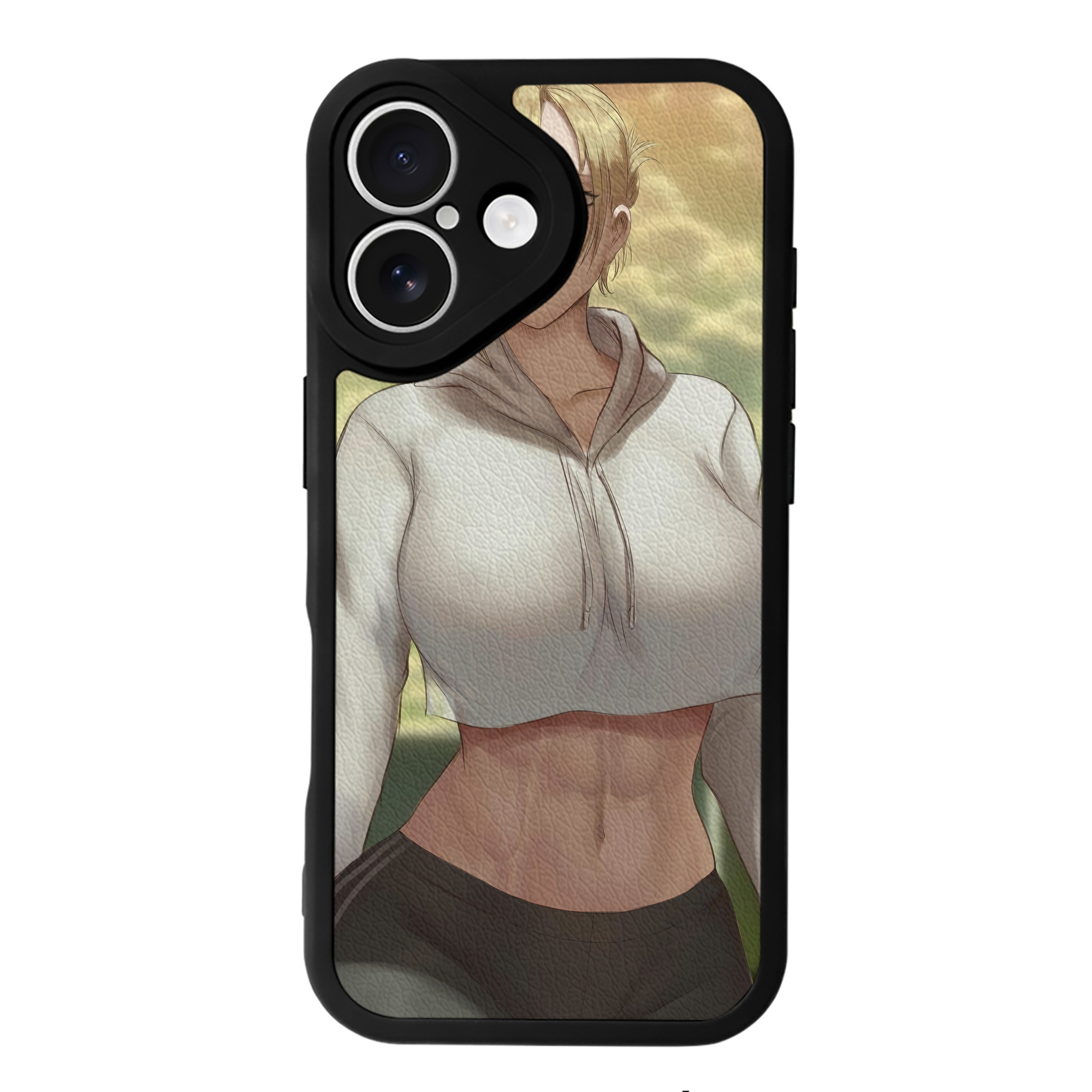 （画像用） 進撃の巨人 Attack on Titan 【iPhone 16シリーズ対応】シリコンスマホケース（レザー調） 材質：シリコン